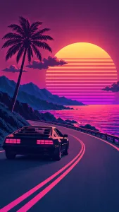Coastal Highway Striped Sun