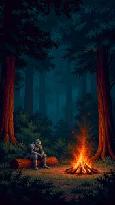 Knight in Deep Forest