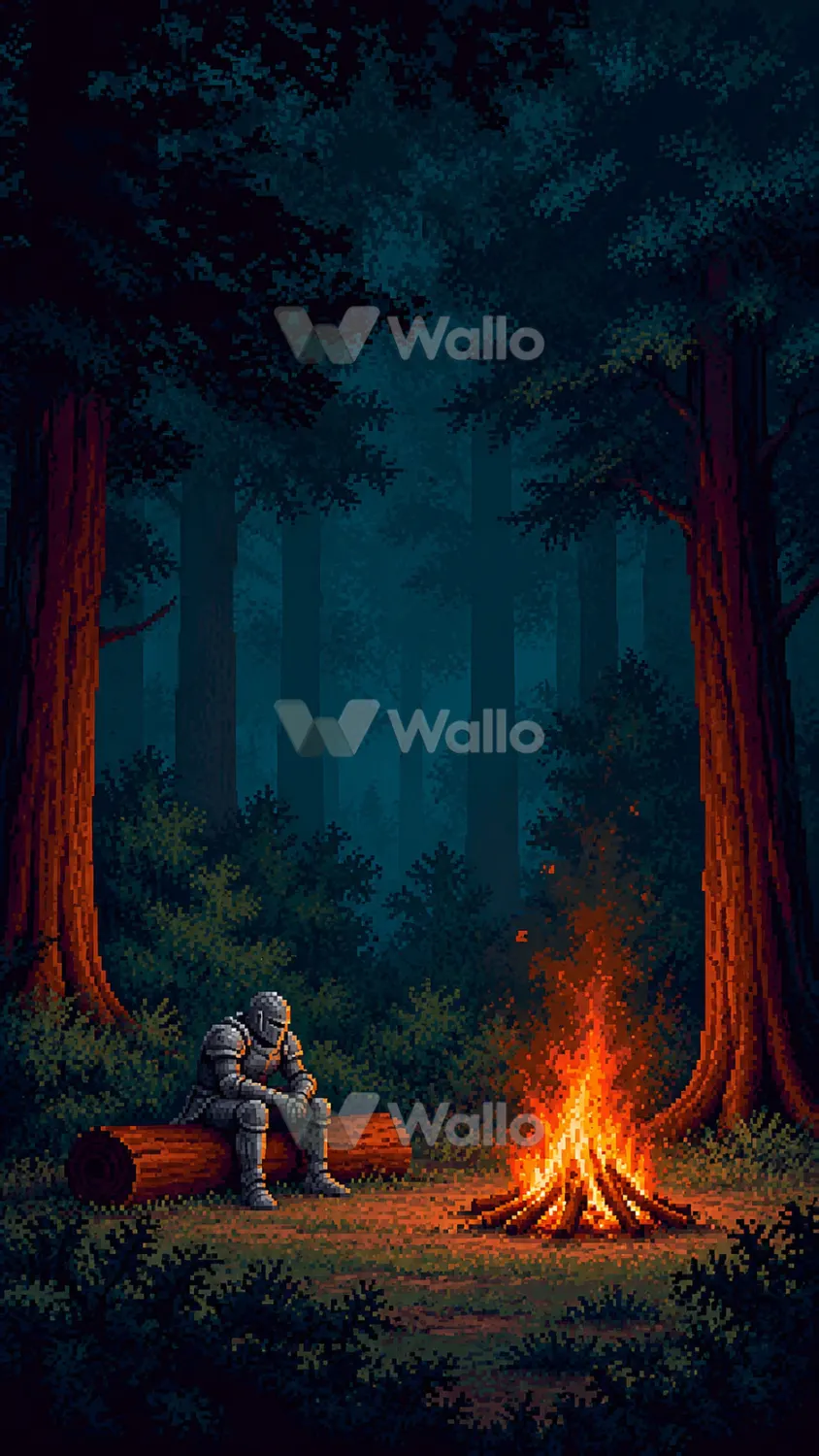 Knight in Deep Forest