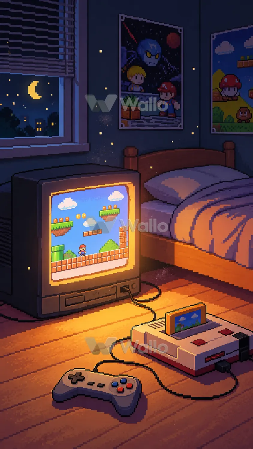 Midnight Console Bedroom