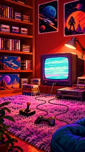 Retro Arcade Room