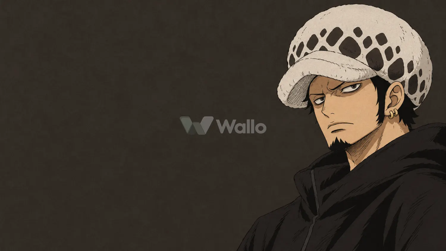 Minimalist One Piece Law Portrait