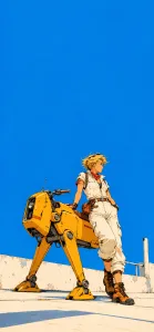 Tall Retro Anime Wallpaper