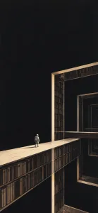 Ivory Tesseract and Tiny Astronaut