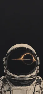 Helmet Beneath Gargantua’s Warm Ring