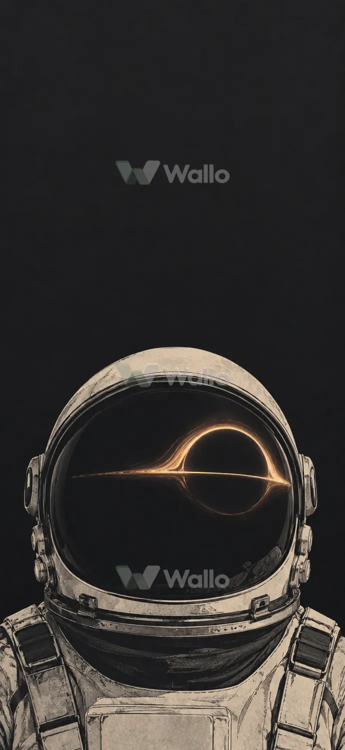 Helmet Beneath Gargantua’s Warm Ring