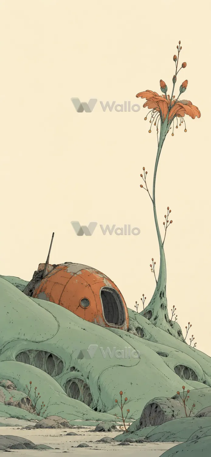 Rust Capsule on a Mint Mound 10