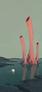 Coral Tubes and a Floating Seed