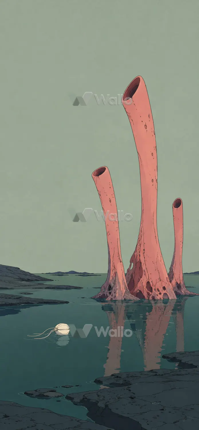 Coral Tubes and a Floating Seed