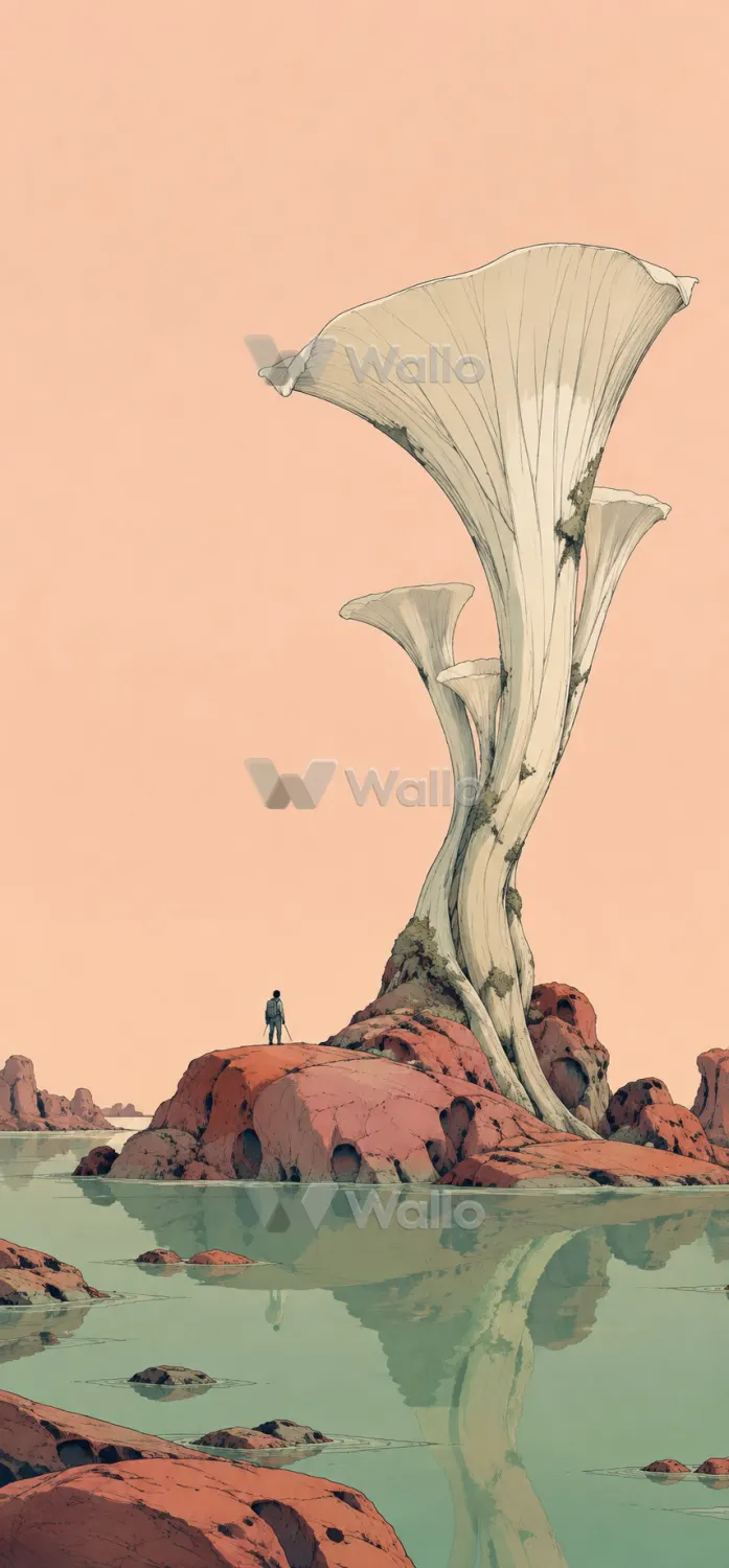 Ivory Trumpet Plant, Tiny Explorer 1