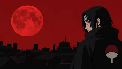 Itachi Beneath the Moonlight