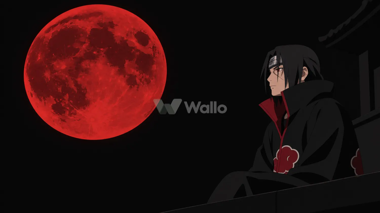 Itachi Beneath the Moon
