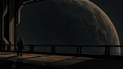 Lone Engineer Over the Black Planet 9