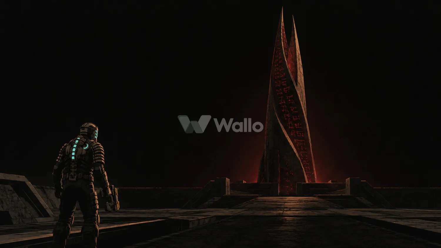 Red Marker in the Silent Void