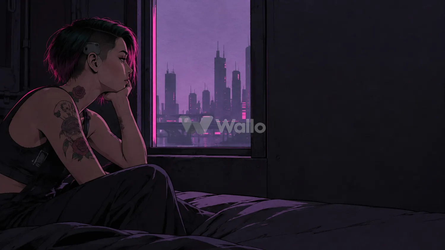 Judy Alvarez by a Lavender Window
