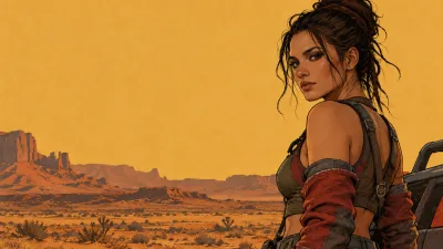 Panam Palmer in the Ochre Badlands