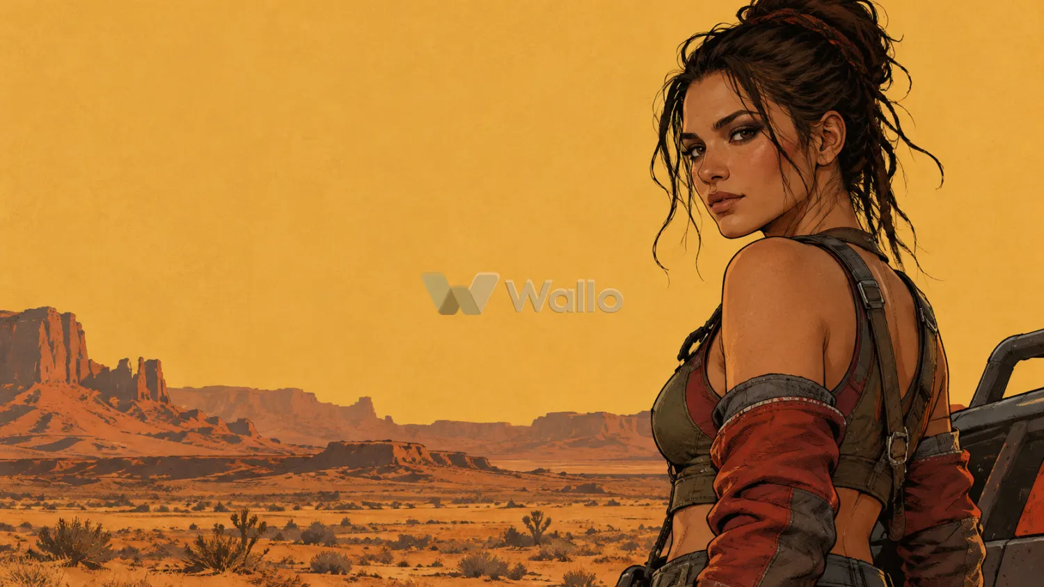 Panam Palmer in the Ochre Badlands