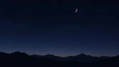 Midnight Starfield Over Alpine Peaks