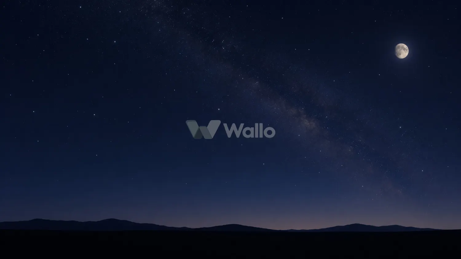 Quiet Indigo Milky Way