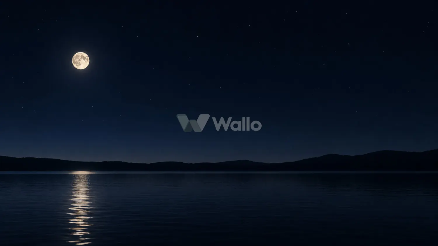 Quiet Moon Over a Dark Lake