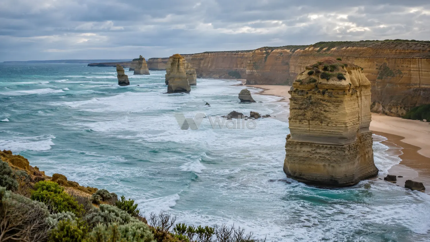 Great Ocean Road Limestone Seascape