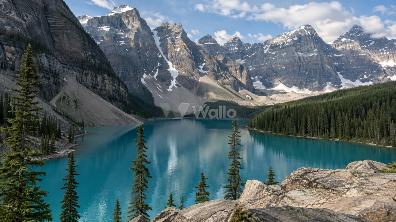 Turquoise Moraine Lake, Canadian Rockies