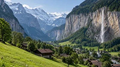 Lauterbrunnen Valley in Morning Light