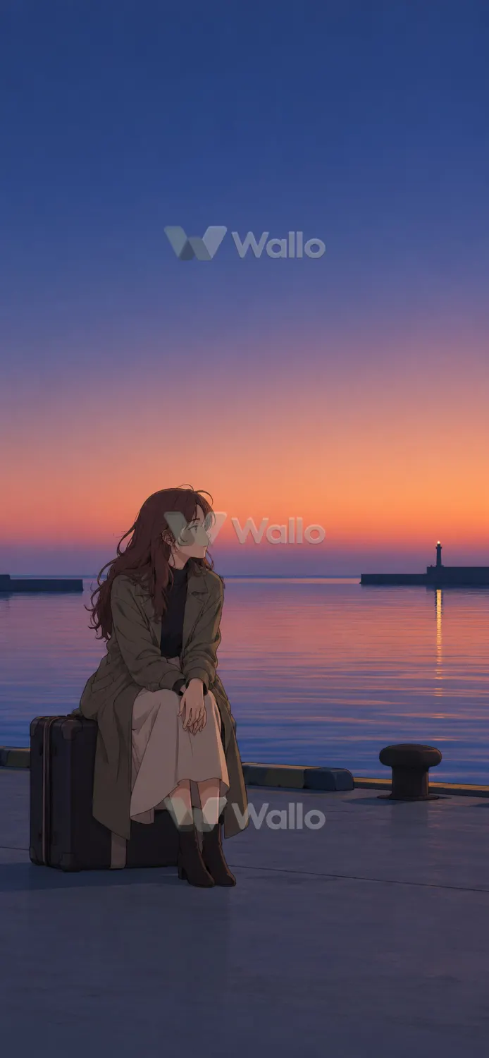 Quiet Dusk at the Harbor