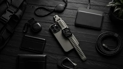 Dark Matte Tech Desk Panorama