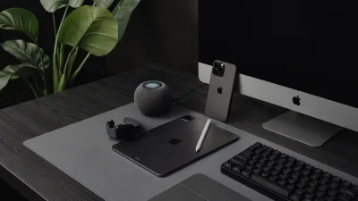 Dark Matte Tech Workspace 4