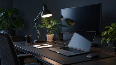 Dark Matte Technology Deskscape