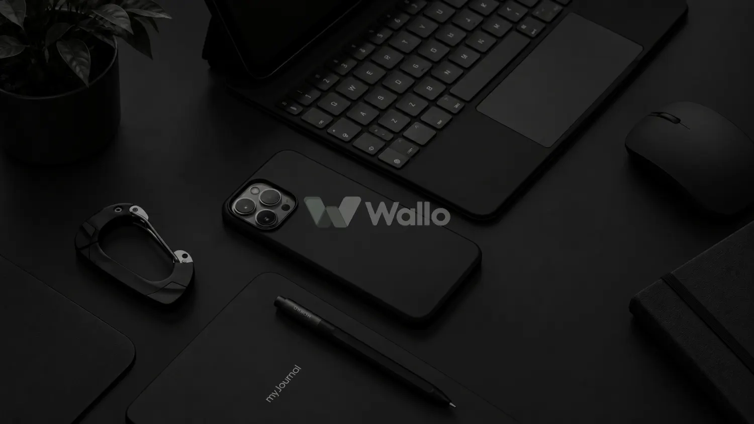 Dark Matte Technology Workspace 7