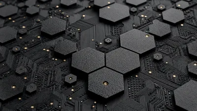 Wide Dark Circuit Workspace